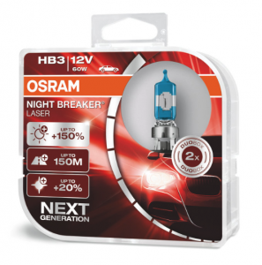 Автолампа HB3 12V 60W (P20d) Night Breaker Laser +150% (DuoBox) 9005NL_HCB OSRAM