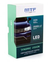 Светодиодные автолампы MTF Light серия DYNAMIC VISION LED, HB3(9005), 28W, 2500lm, 5500K, ком-кт