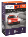 Светодиодные лампы MTF Light, серия CYBER LIGHT, D4S, 85V, 45W, 3750lm, 6000K, комплект.