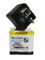 Мини-реле 12V 20/30А с диодом  2264 Flosser
