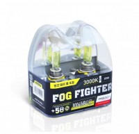 Автолампы HB4 9006 12V 55W (85W) 3000K FOG FIGHTER (2 шт) AB3006 AVANTECH