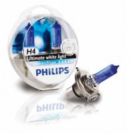Автолампа H4 12V 60/55W (P43t-38) Diamond Vision 5000K (2шт) 12342DVS2 PHILIPS