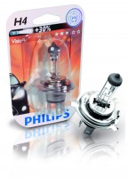Автолампа H4 12V 60/55W (P43t-38) Vision +30% (блистер) 12342PRB1 PHILIPS