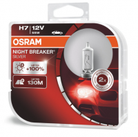 Автолампа  H7 12V 55W (PX26d) Night Breaker Silver +100% (DuoBox) 64210NBS_HCB OSRAM
