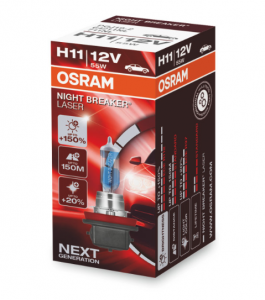 Автолампа H11 12V 55W Night Breaker Laser +150% (1 шт) 64211NL  OSRAM