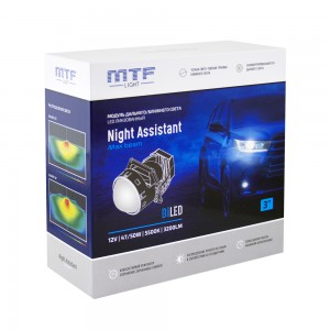 Светодиодные Bi-LED модули MTF Light NIGHT ASSISTANT MaxBeam 12В, 47/50Вт, 5500К, 3 дюйма, компл. 2ш