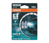 Автолампа  12V  W5W Cool Blue Next (W2.1*9.5d)   (бл 2 шт) 2825CBN-02B OSRAM