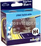 Автолампа H4 (60/55) P43t-38+30% RANGE POWER BLUE( 2шт.) 12V NARVA 48677 RPB S2