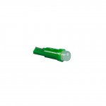 Лампа светодиодная Т5 (W2,0-4,6d) зеленая, СОВ диод (б/цокольная малая) 12v