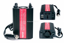 Преобразователь напряжения (инвертор)-с 2-я USB-портами, 300Вт, 12В, DC-&gt; 220В AC  20  12V-506 KOTO