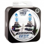 Набор ламп HB3 9005 12v 65w  ARGENTUM +80% 4000K MTF