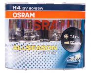 Автолампа  H4 12V 60/55W (P43t-38) ALLSEASON SUPER  (DuoBox) 64193ALS_HCB OSRAM